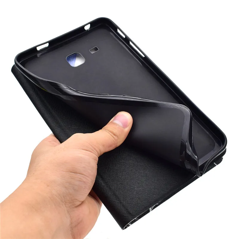 Чехол Wekays для Galaxy Tab A 2016 7 0 T280 кожаный Smart Funda чехол Samsung A6 T285 планшета | Компьютеры и