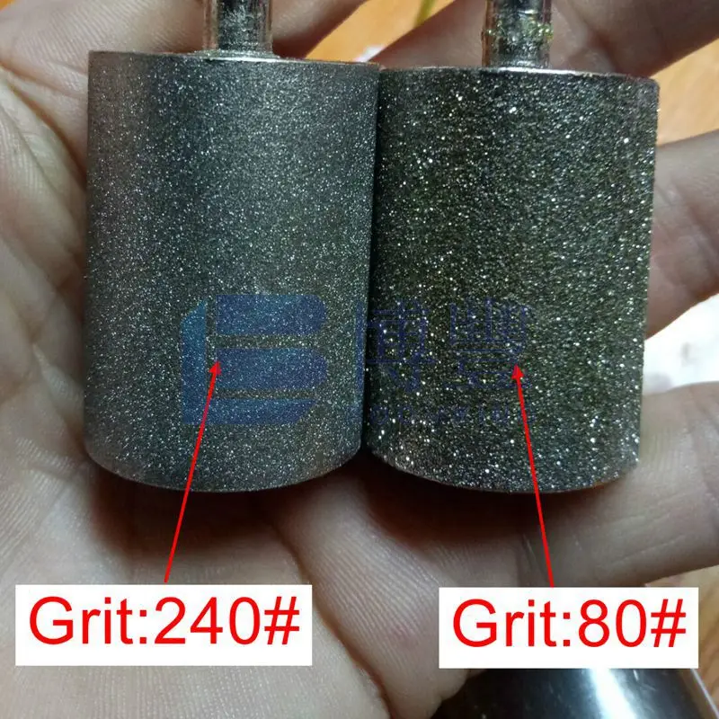 Диаметр 6 мм ~ 50 Girt 80 #/240 # алмазные инструменты с гальваническим покрытием плоский