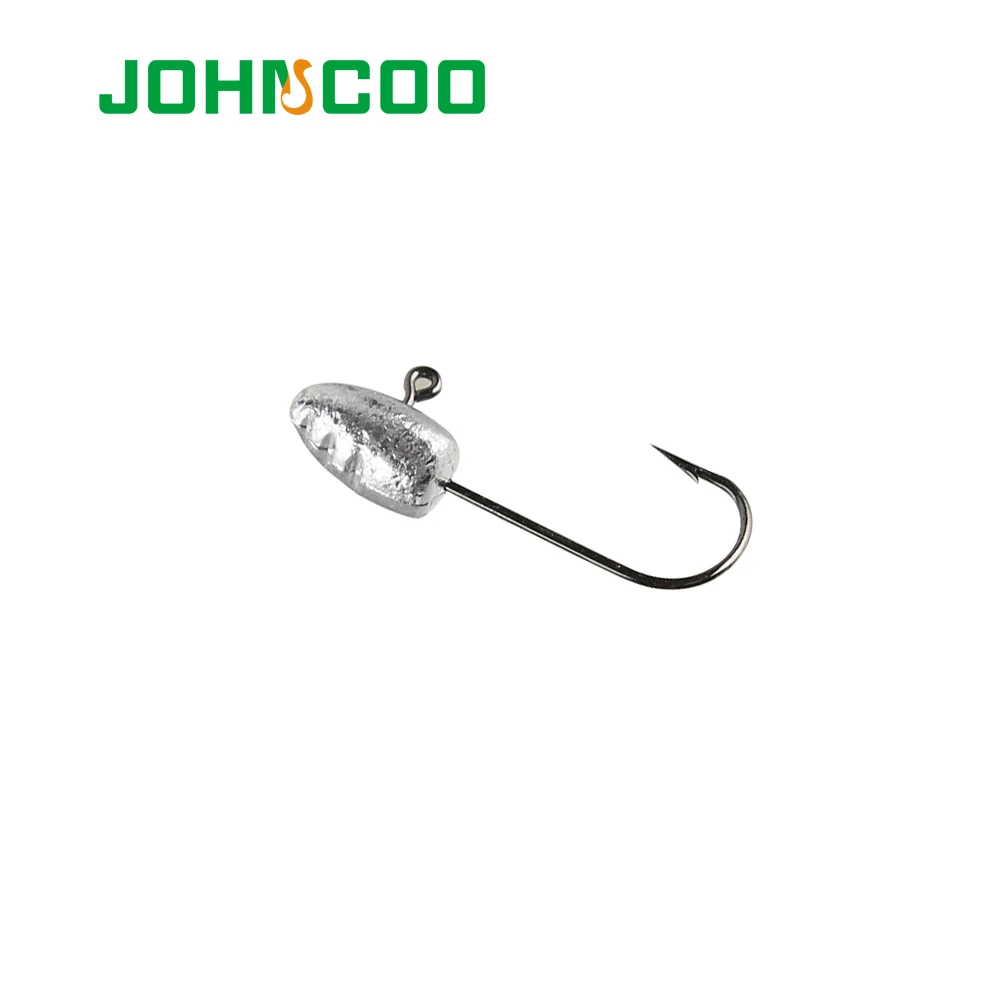 Новый легкий Вибрационный крючок JOHNCOO 10 шт. рыболовные крючки с открытым Джигом 2 5