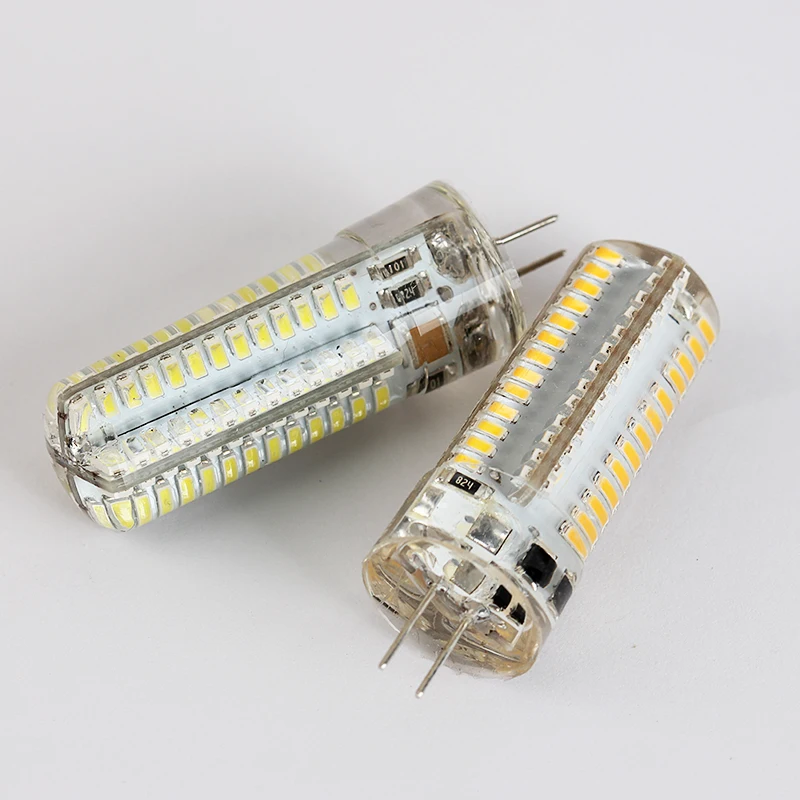 220V Spotlight Bulbs G4 Led Bulb SMD Silicone Mini Chandelier Lights 3014 SMD2835 Corn Lamp Light Replace Halogen | Лампы и освещение
