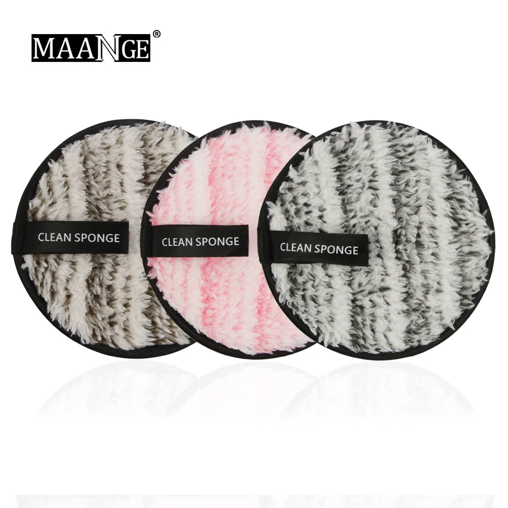 3PCS B 1/3 шт мягкое волокно ленивый макияж спонж для снятия лица для мытья лица пуховка двухсторонняя губка для макияжа простая в использовании красота средства для снятия макияжа - Цвет: 3PCS B