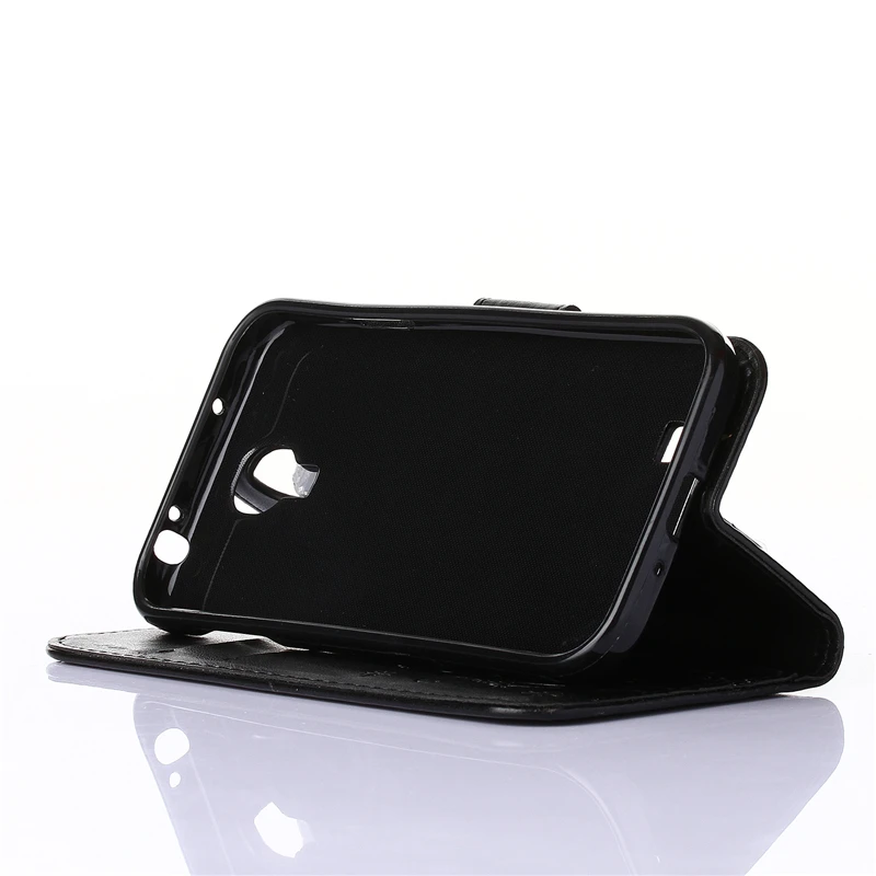 Роскошный Ретро Чехол из искусственной кожи + Мягкий силиконовый чехол-книжка