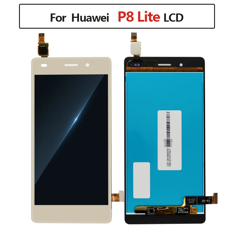 Для huawei P8 Lite ALE-L04 ALE-L21 TL00 L23 CL00 L02 UL00 ЖК-дисплей сенсорный экран дигитайзер с рамкой Запчасти для сборки