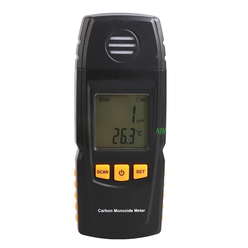 Ручной Измеритель угарного газа CO детектор Анализатор 0 1000ppm LCD Цифровой тестер