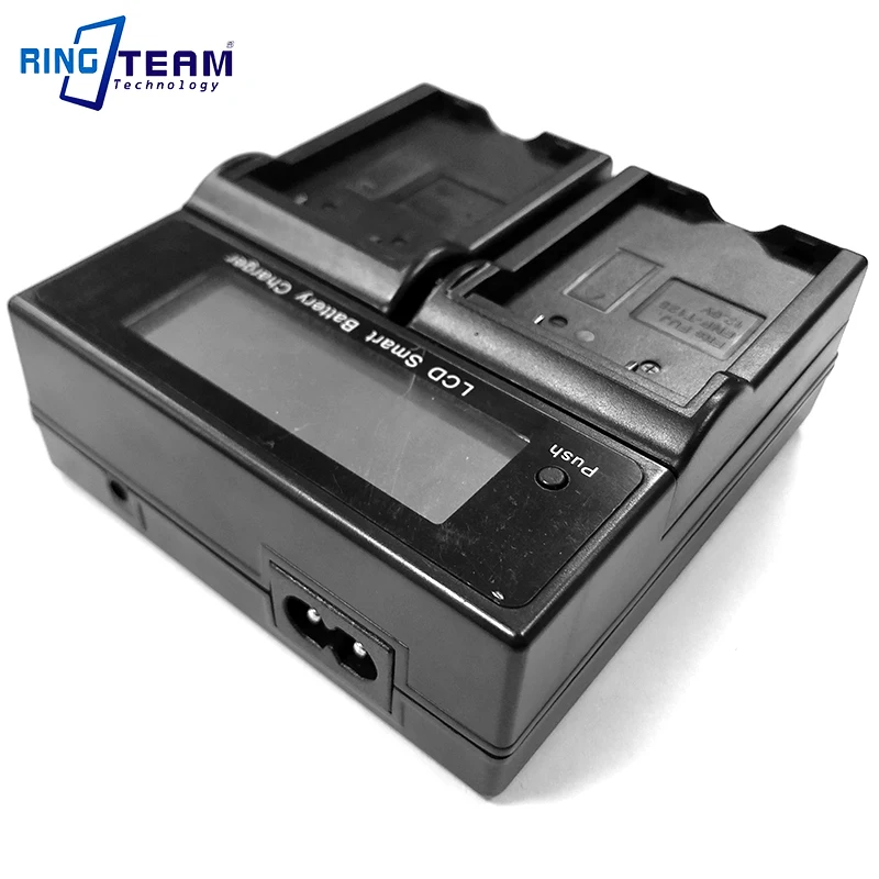 Двойное зарядное устройство с ЖК дисплеем Sreen Fit FNP T125 NP батарея для цифровых камер