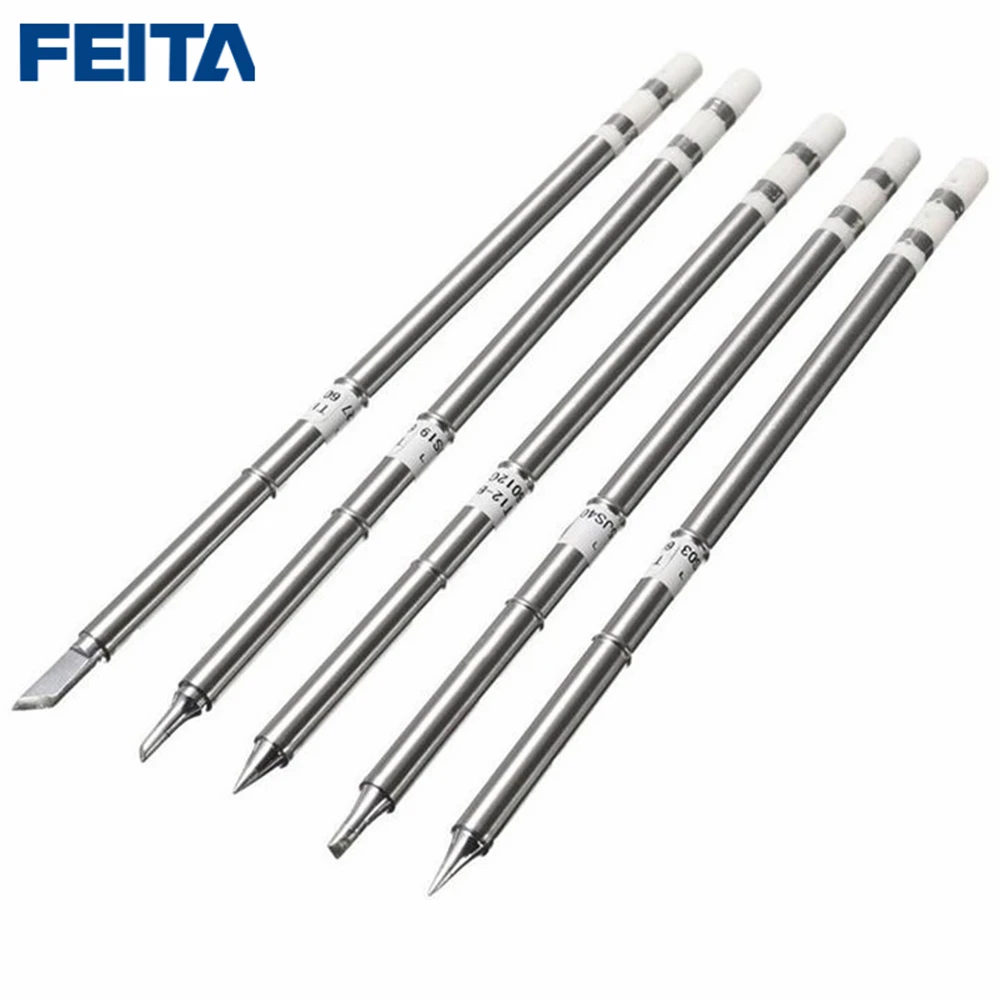Набор наконечников FEITA 5 шт./лот вы выбираете моделей T12/T15 для паяльной станции Hakko