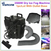 1pclot disco dj 3500w dry ice fog smoke machine low ground 3500 watts low fog machine dry ice smoke machine for stage wedding