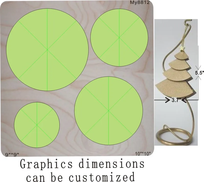 DIY деревянные формы высечки вырезанные аксессуары Regola Acciaio die Misura/MY|Вырубные