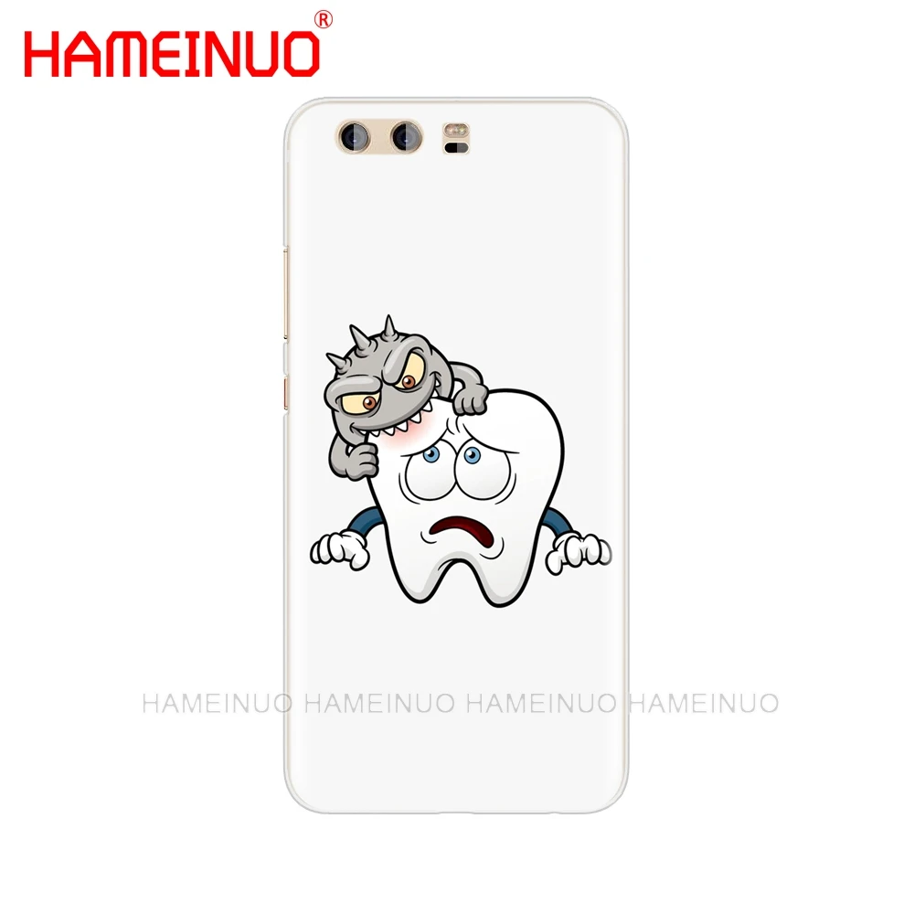 HAMEINUO Стоматолог Зубной венцом вставная челюсть чехол для телефона для huawei Ascend P7 P8 P9 P10 P20 lite plus pro G9 G8 G7
