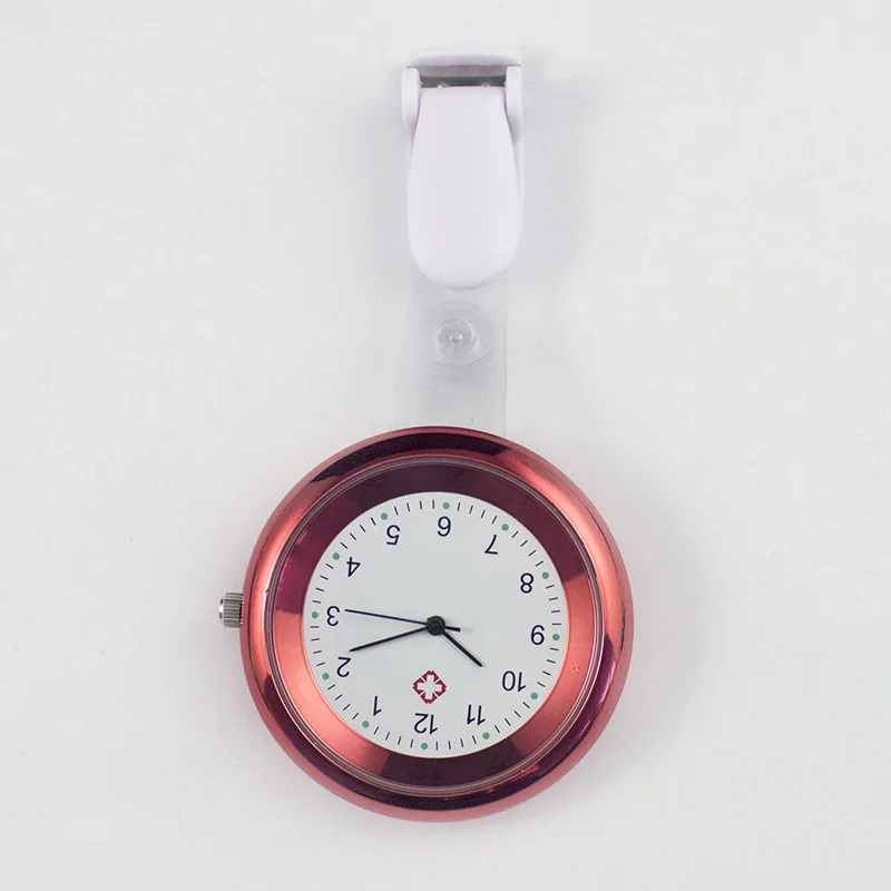 Luxfacigoo Nurse Watch Brooch Silicone Clip Infection Control Design Nurse Doctor Paramedic Brooch Fob Watch TT@88