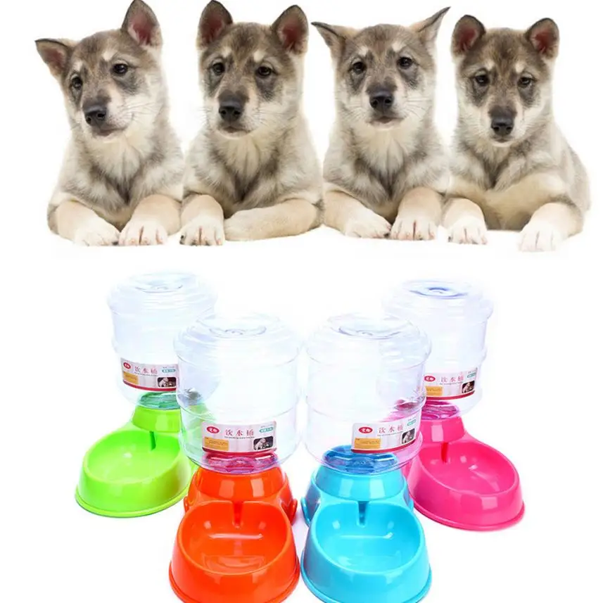 Горячая 3.5L Pet Dog Cat Автоматическая чаша для воды устройство бутылка для хранения воды блюдо милые полезные Прямая Happy sale ap719