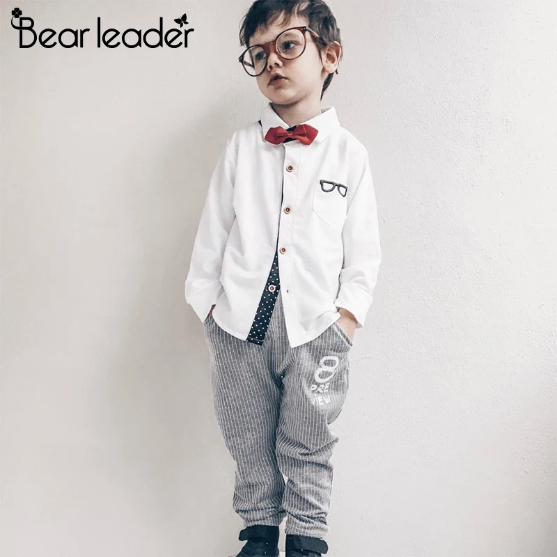 Bear Leader/комплекты одежды для малышей Детский комплект для мальчиков; комплекты одежды для детей костюмы для мальчиков; Одежда для мальчиков сезон весна-лето-осень; детская спортивная одежда