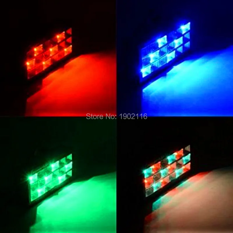 35 Вт Голосовая активация светодиодный стробоскоп DJ свет 18 шт. RGB светодиодная