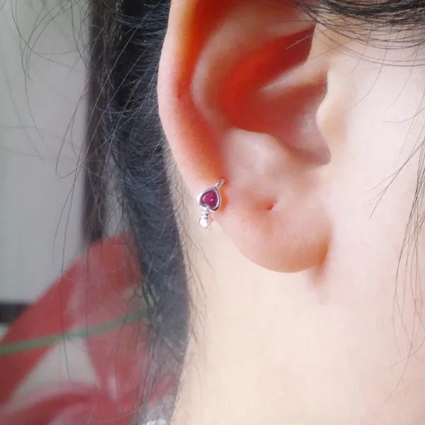 Серьги из серебра 925 пробы модные циркониевые маленькие серьги в форме сердца