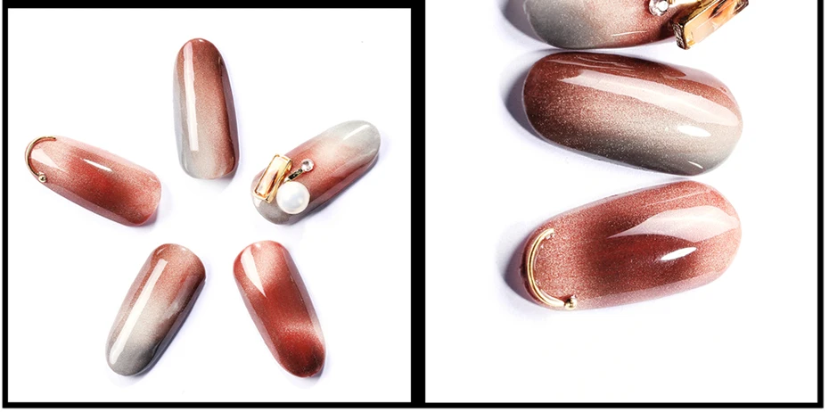 Elite99 Magnet Nail Gel Polish 3D Cat Eye Effect UV Gel Nail polish Soak off UV LED Wide Line Cat Eye Magnetic Nail Art Lacquer