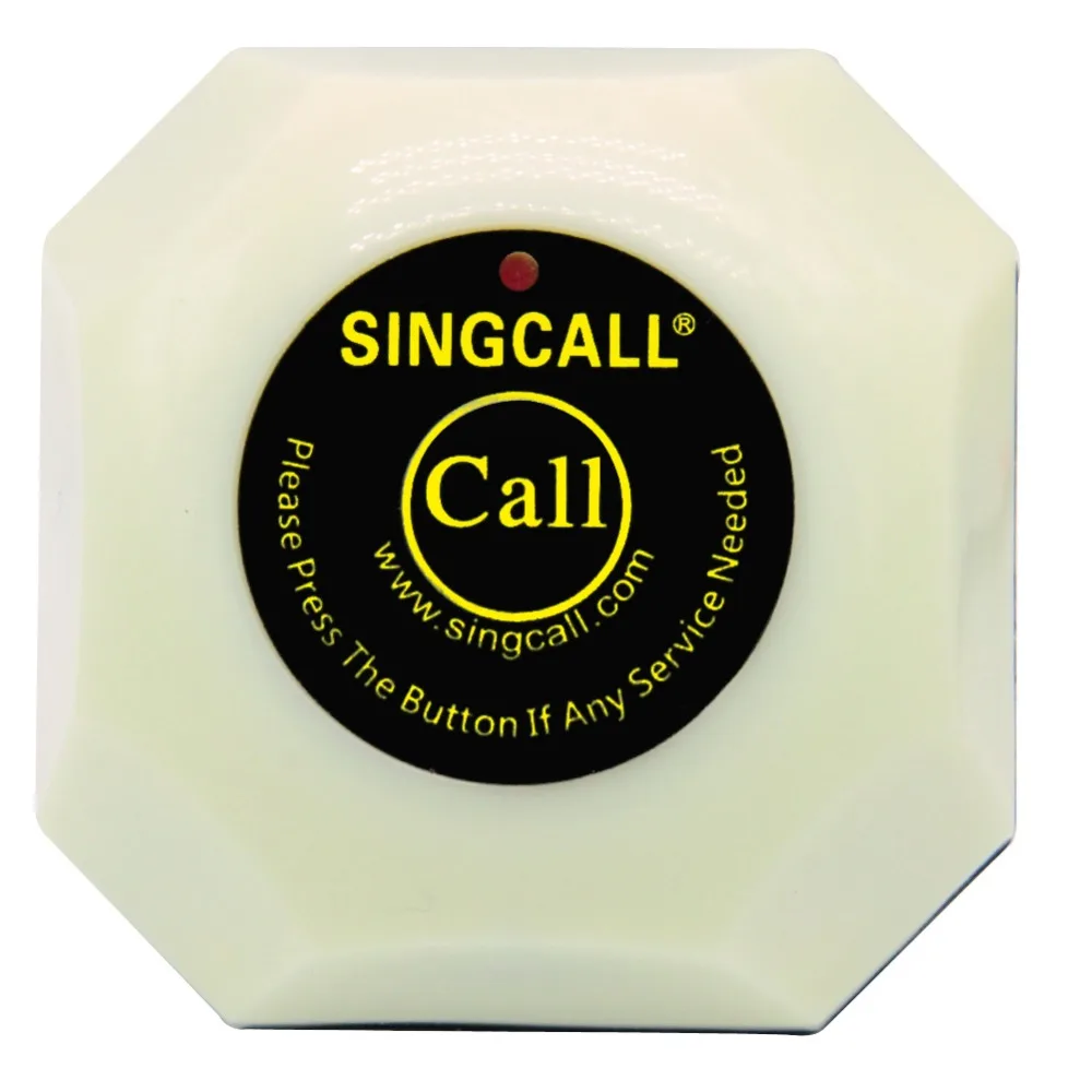 SINGCALL Беспроводной вызова официанта Системы. Кнопка для Кофе магазин. 10