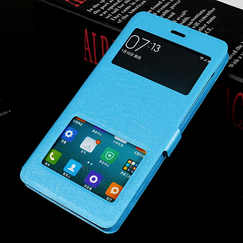 Чехол для Xiaomi mi max 6 44 откидной с открытым окошком чехол из искусственной кожи mimax