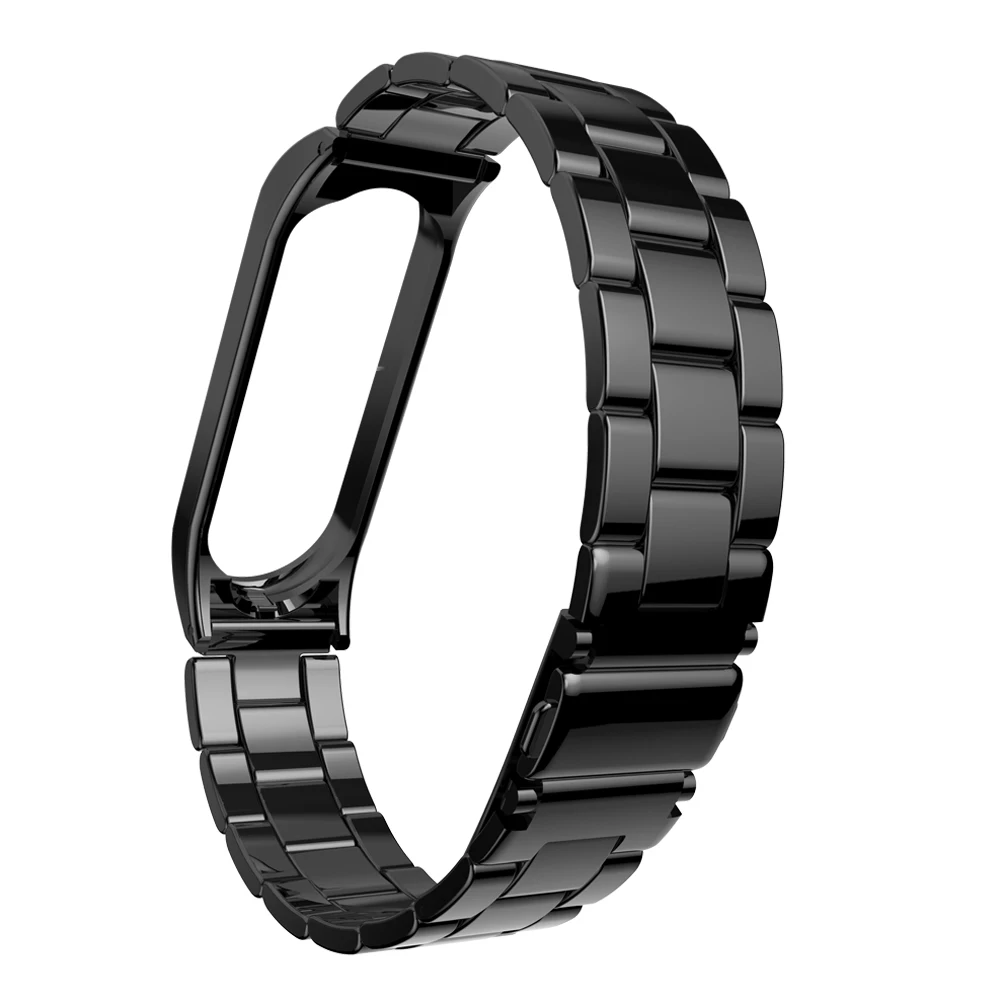 Браслет с металлическим ремешком для Xiaomi mi Band 3 mi band 3 ремешок без винтов для Xiao mi металлический браслет из нержавеющей стали mi Band 3
