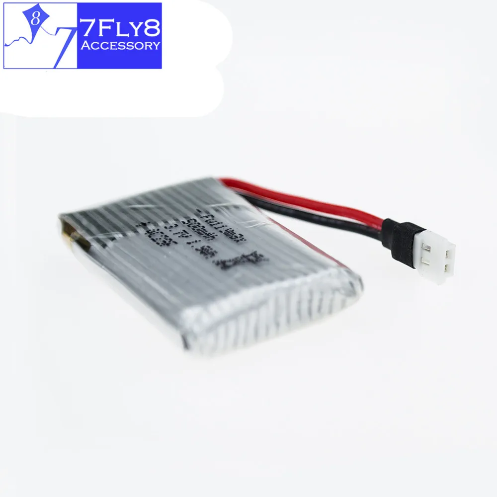 1 2 шт. syma x5 rc lipo Аккумулятор 3 7 в 500 мАч для x5c x5sc H5C X5A Дрон Вертолет Самолет
