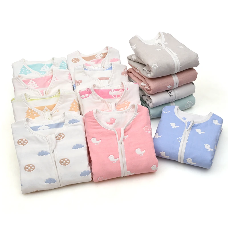 Съемный рукав детское одеяло слиперы с длинными рукавами милые виды 100% хлопок 6