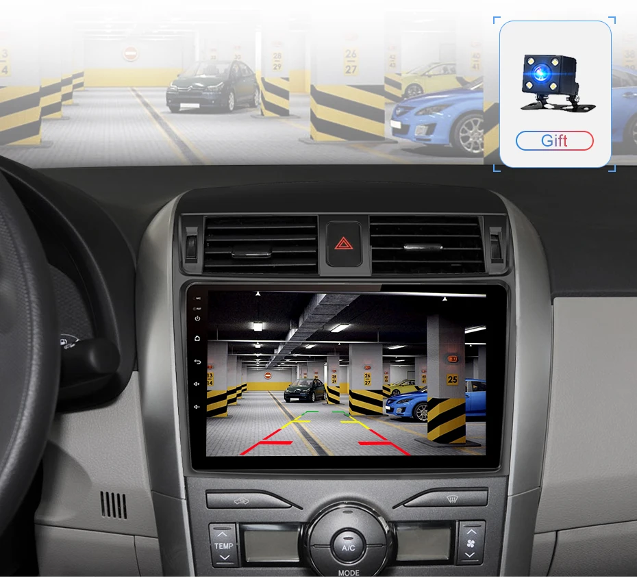 Junsun 2G+ 3 2G Android 8,1 для Toyota Corolla E140/150 2008-2013 авто 2 din Радио стерео плеер Bluetooth gps навигация 2din