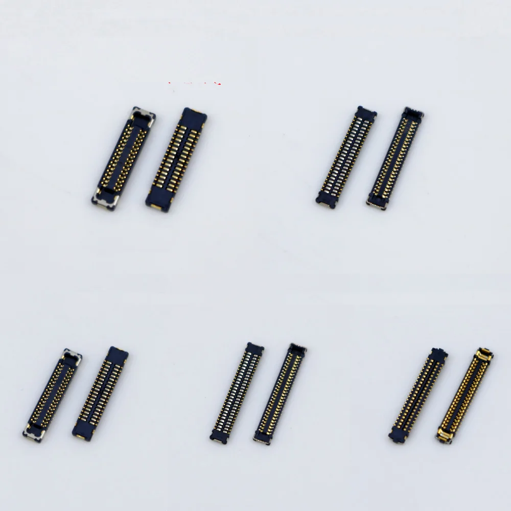 50pcs/lot Origianl new Touch Screen LCD Display FPC connector for iPhone 8g 8 plus X on motherboard logic board mainboard | Мобильные