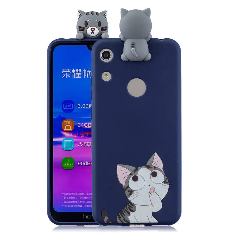 Чехол для телефона FLYKYLIN, чехол для huawei Honor 8A, JAT-LX1, чехол для Honor 8X, чехол для Honor 8C, BKK-L21, 3D, мягкие силиконовые чехлы из ТПУ