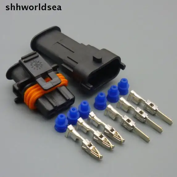 3-контактный водонепроницаемый Автомобильный датчик 3 5 мм разъем давления