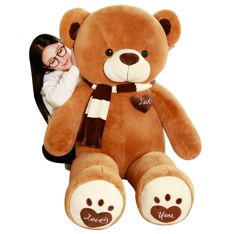 High Quality Teddy Bear With Scarf Stuffed Animals Plush Toys Doll Lovers Birthday Baby Gift | Игрушки и хобби