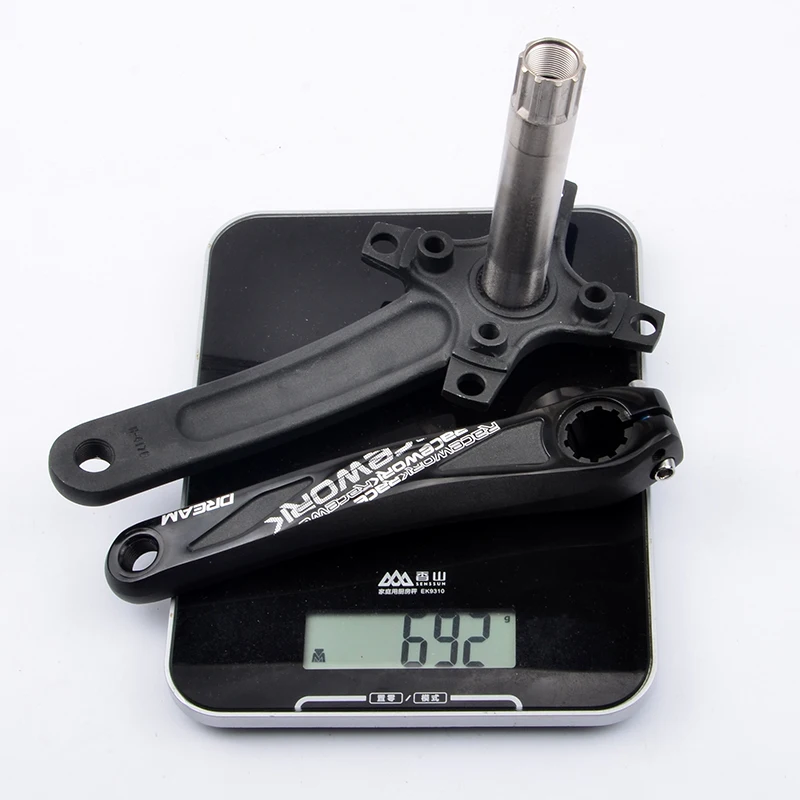 Freies shippingAluminiumlegierung Fahrrad Kurbel Kettenrad Berg Fahrrad Innenlager Kurbel рифленый диск MTB 104BCD велосипед Teil