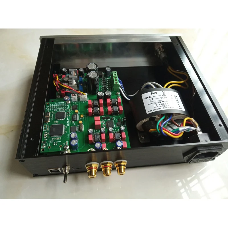PCM1792Apro DAC аудио декодер коаксиальный и оптоволоконный вход поддержка 24 бит 192 кГц 9-15 в