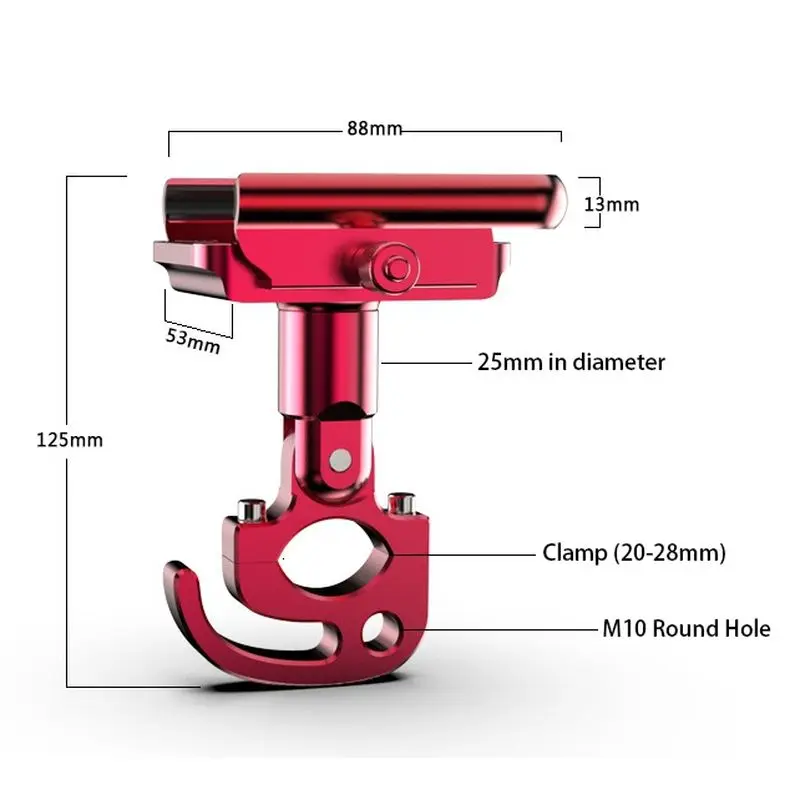 Универсальный держатель для телефона из алюминиевого сплава с регулируемым
