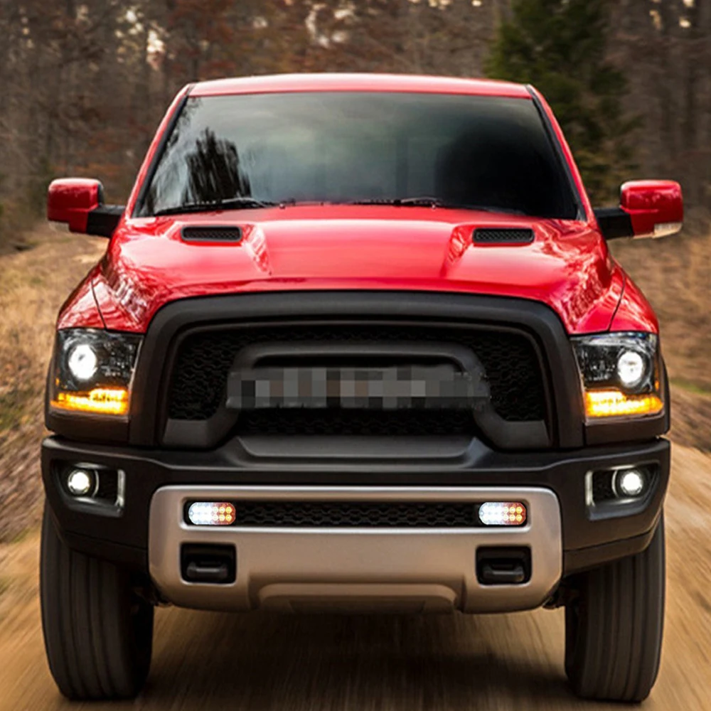 Ультра тонкий 4-светодиодный Предупреждение аварийного мигающий свет мерцающий