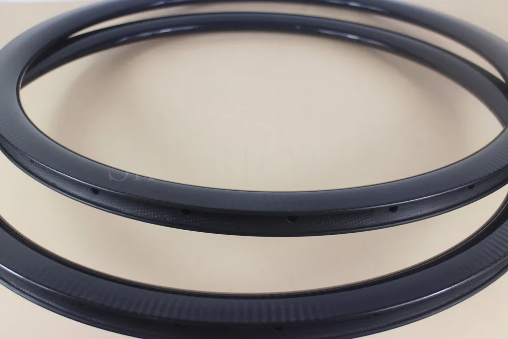 Road Disc Clincher carbon rims 24/28h 38mm deep 25mm wide 3K Twill glossy surface light CX llantas de bicicleta carbono | Спорт и