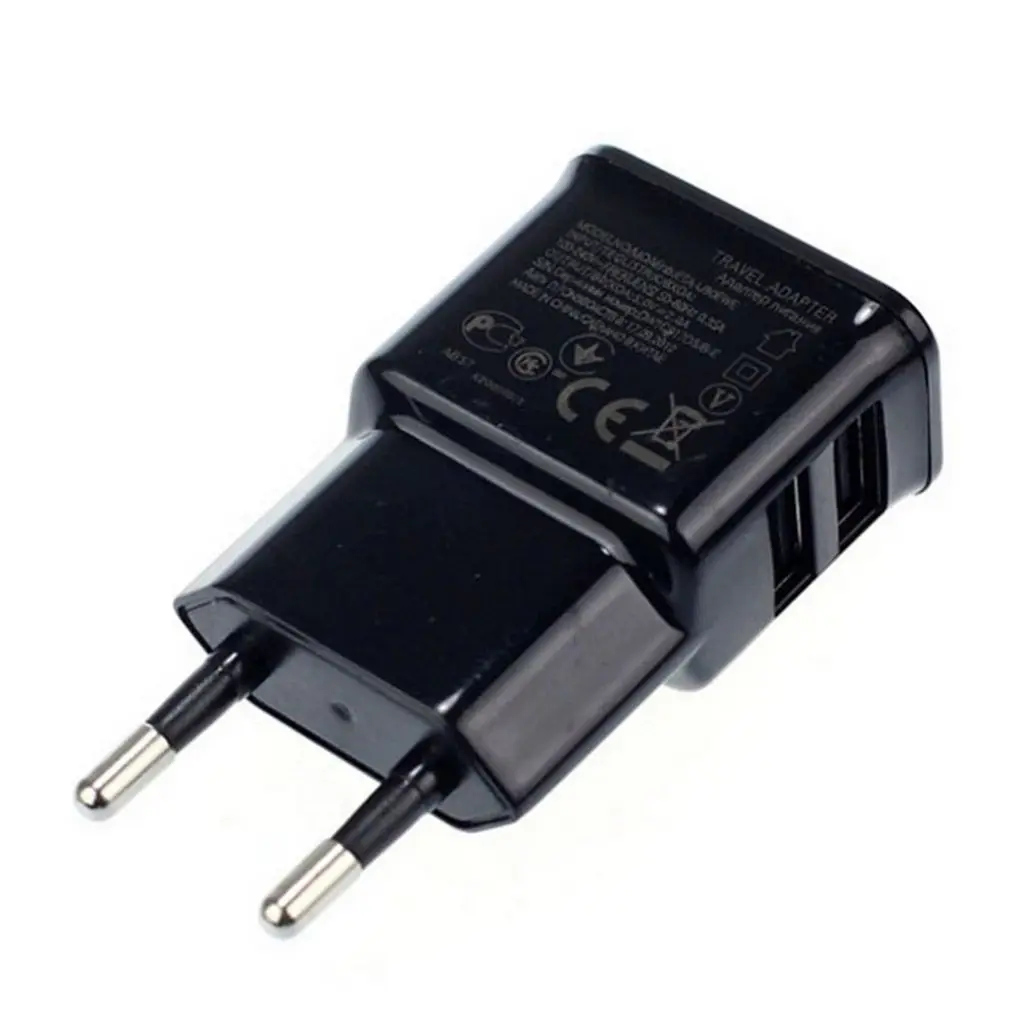 Настенное зарядное устройство с двумя портами зарядное устройство мини USB СВЕТОДИОДНЫЙ светильник адаптер питания для быстрой зарядки для iPhone Android Phone