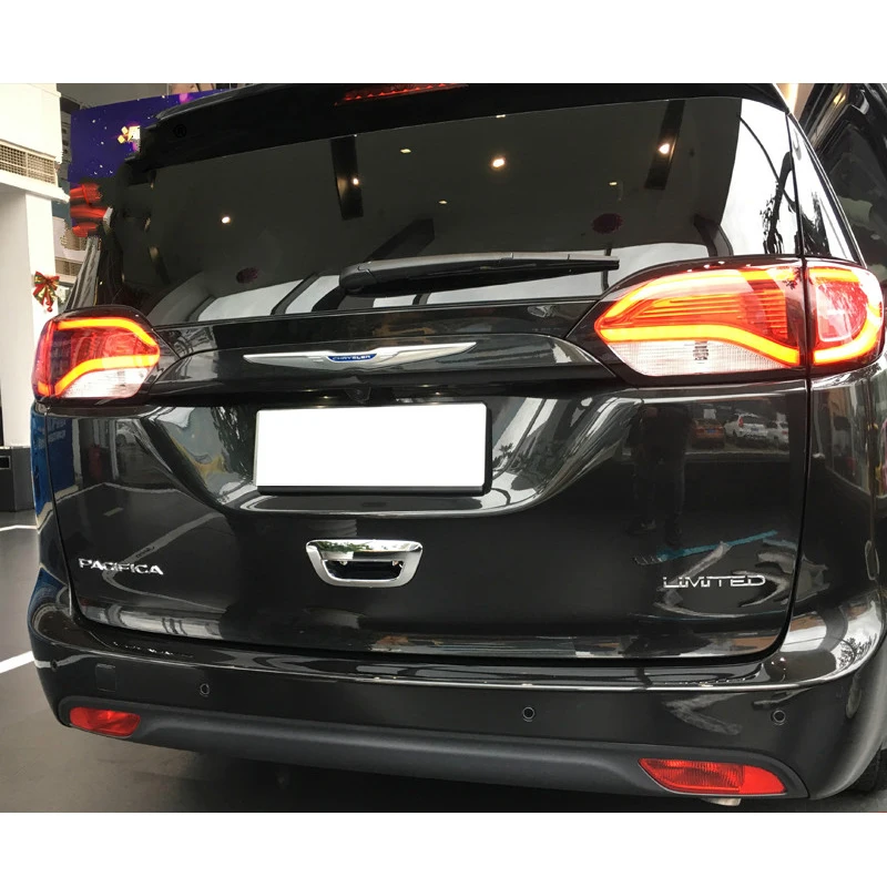 Стайлинга автомобилей задняя дверь ручка Накладка ABS Chrome для Chrysler Pacifica аксессуары