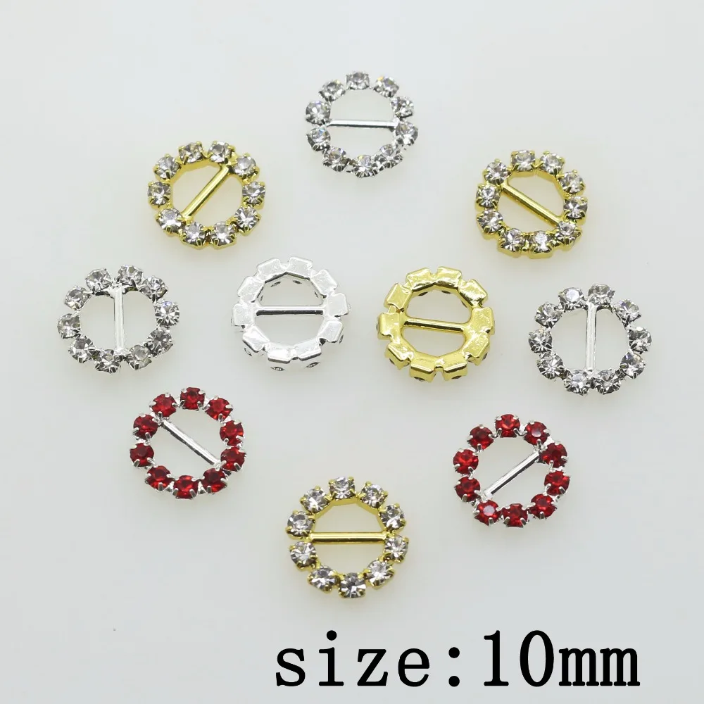 

New Hot 10Pcs outer 10mm Inside6mm Round Diy jewelry Accessories rhinestones pedestal embellishments caps Decoration For Making