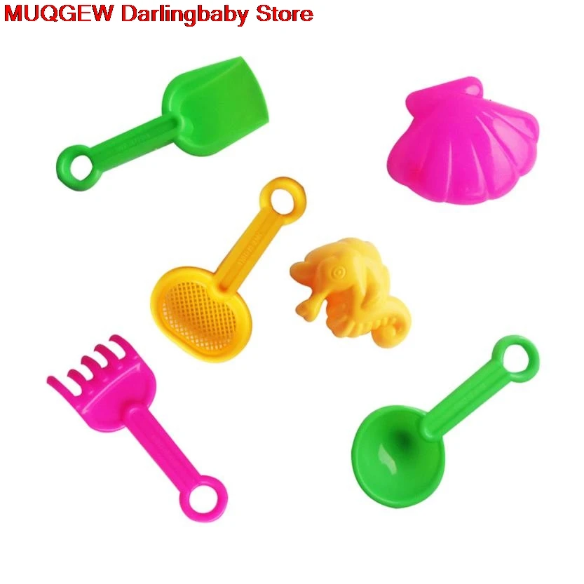 Sand Sandbeach Beach Bath Toys Trolley Bucket Spade Shovel Rake Water Tools Fun Funny Gadgets Interesting For Children Gift | Игрушки и
