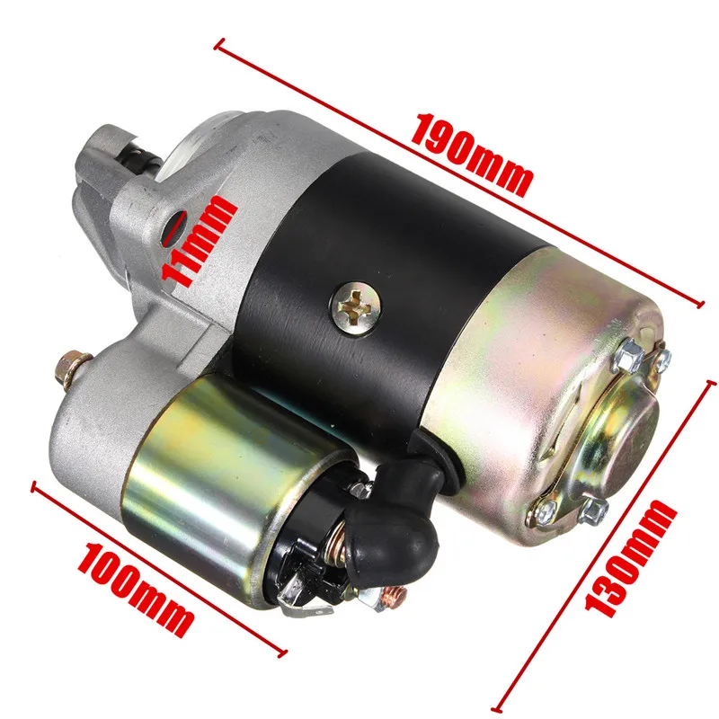 12V 0.8KW QD114A пускатель электрический стартер из Медь используется на 170F 178F 186F двигателя. Хорошее качество используемых в дизельное топливо