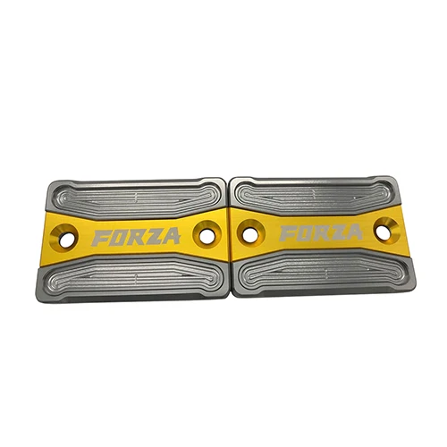 Золотой 2 шт. для HONDA FORZA125 FORZA250 FORZA300- аксессуары для мотоциклов передняя левая и правая Тормозная жидкость Крышка Резервуара - Цвет: Золотой