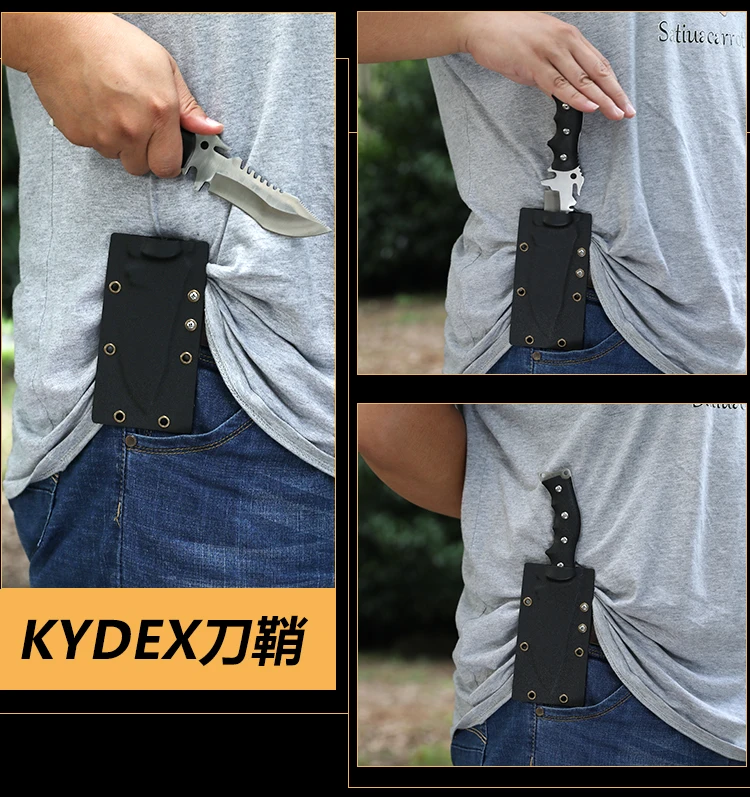 Часовой нож с фиксированным лезвием, прямой нож, тактические ножи с Kydex, охотничьи ножи для выживания, коллекция инструментов для повседневного использования, Заводская распродажа, MH133-B