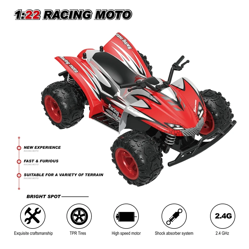 WOTT 2018 новый стиль 2 4 GHz 1:22 WD RC автомобили рок внедорожник гусеничный грузовик
