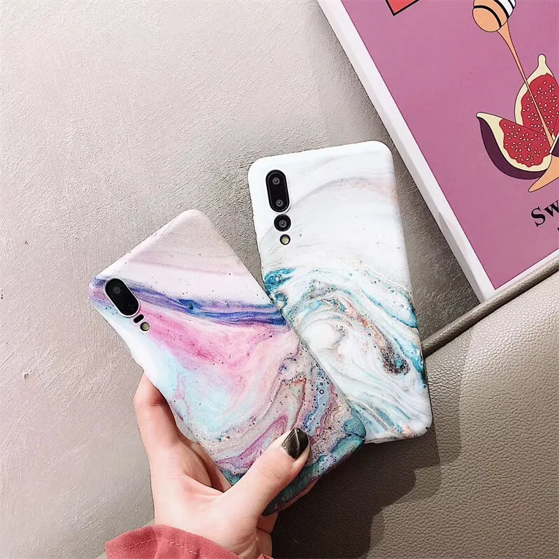 LANCHE мраморный чехол для телефона Funda Huawei P20 Lite Honor V10 10 V9 Nova 2s 3e 3 Мраморный Твердый Pro