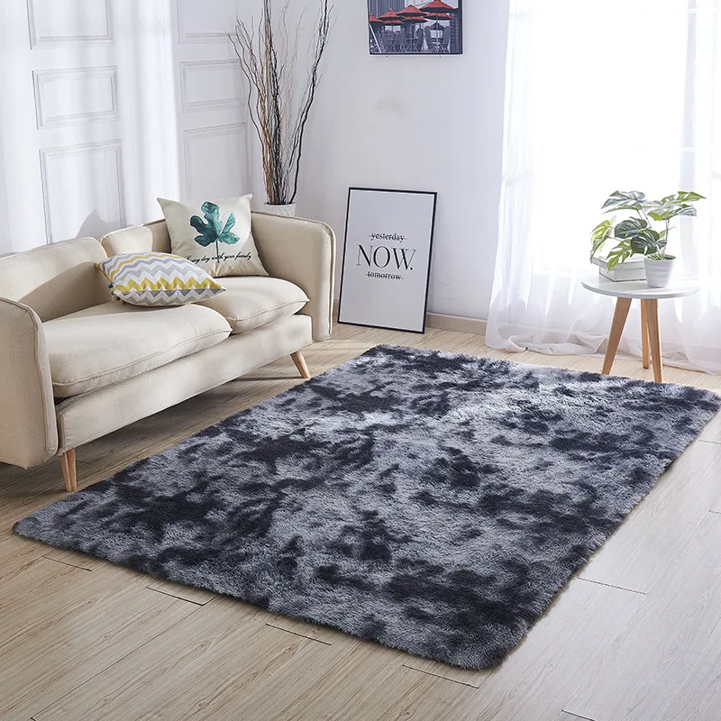 Ковры север мягкий мех 3D печатные ковры салон Галактическое пространство автомобильные коврики противоскользящие большие ковры для Гостиная - Цвет: Бургундия