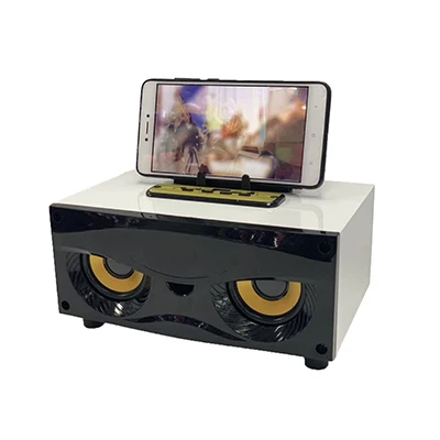 F5 White 50 шт./лот BRSUANG F4 F5 стерео Bluetooth колонки деревянные Hi-Fi Audio Soundbar для iPhone samsung huawei Oneplus sony Nokia LG и т. д - Цвет: F5 White
