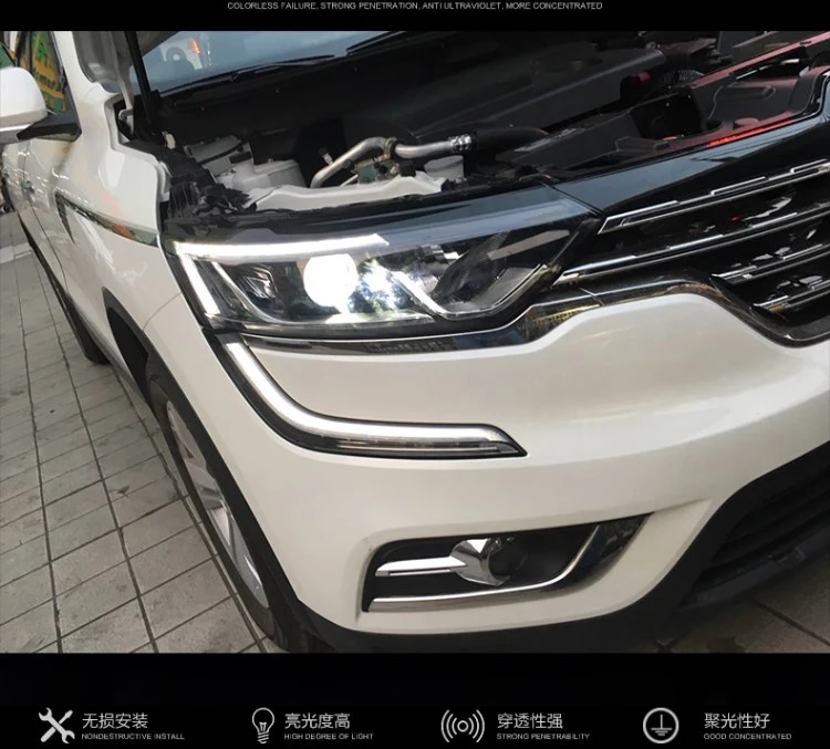 Высокое качество! Светодиодные hid-лампы головного света фары HID галогенные лампы аксессуары продукция чехол для Renault Koleos Автомобиль Стайлинг