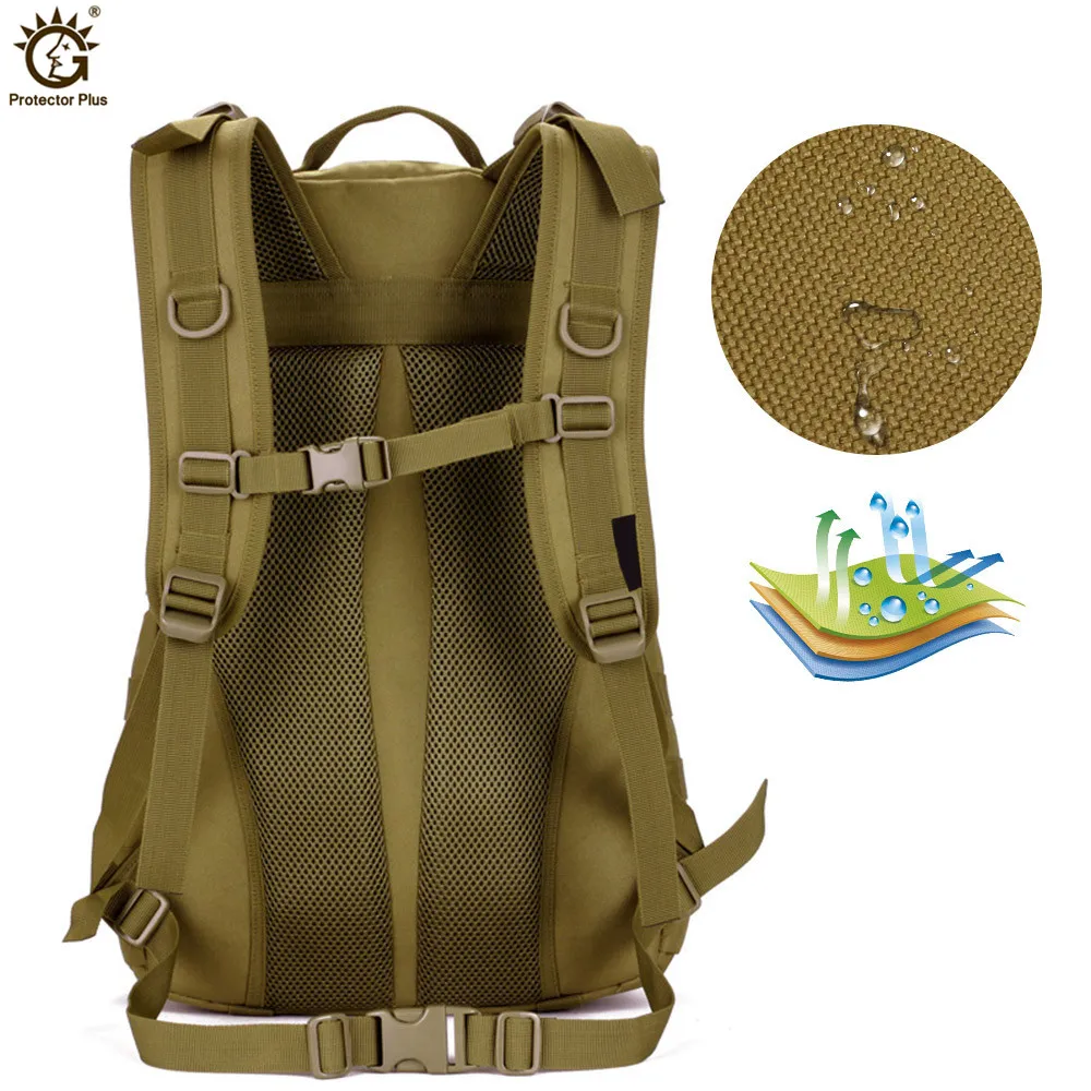 Водонепроницаемый нейлоновый армейский рюкзак с системой Молле 35 л|backpack camping|hiking