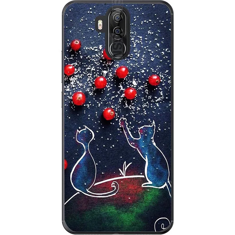 E053 Мягкая силиконовая крышка для Ulefone Мощность 3S силиконовый чехол для телефона для Ulefone Мощность 3s мягкий TPU с рисунком облегающий чехол shell - Цвет: E053