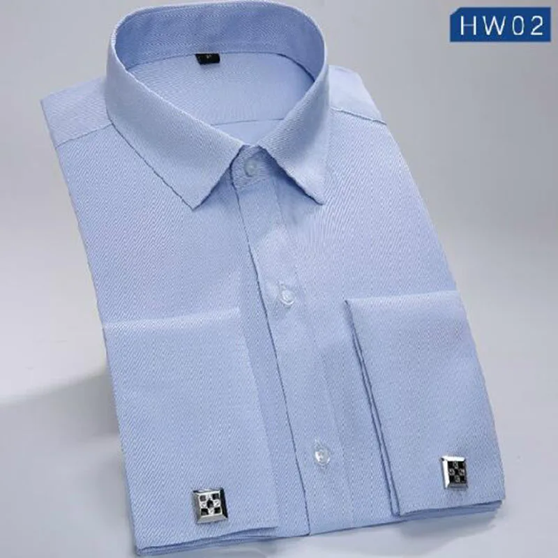 Franch стиль мужской длинный рукав отложной Camisa мужская классическая рубашка