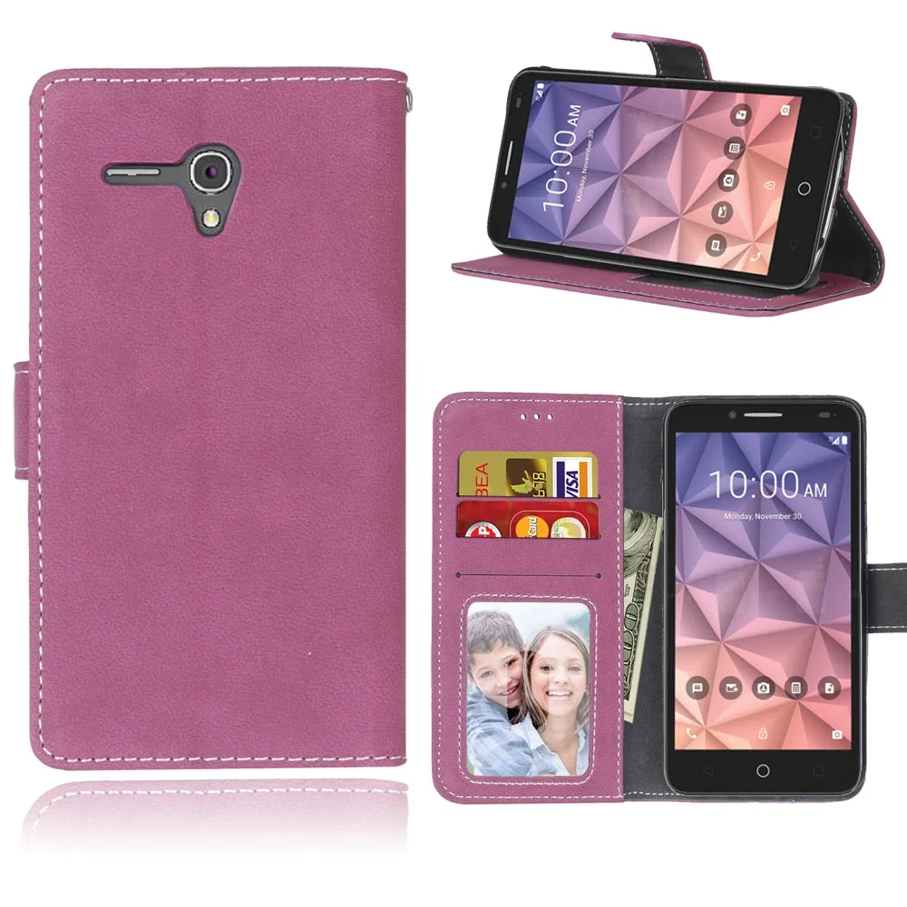 Case For Alcatel One Touch pop 3 5.5 inch OT5025 Phone Wallet Flip PU Leather &amp TPU Matte Cover for 5.5'' Bag | Мобильные